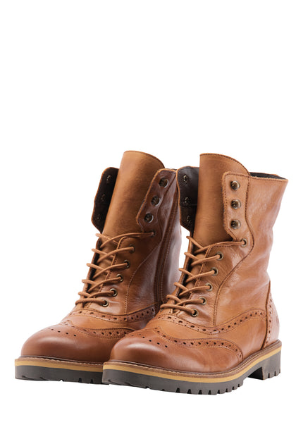 DreiMaster Vintage Women's Soft Leather Ankle Boots