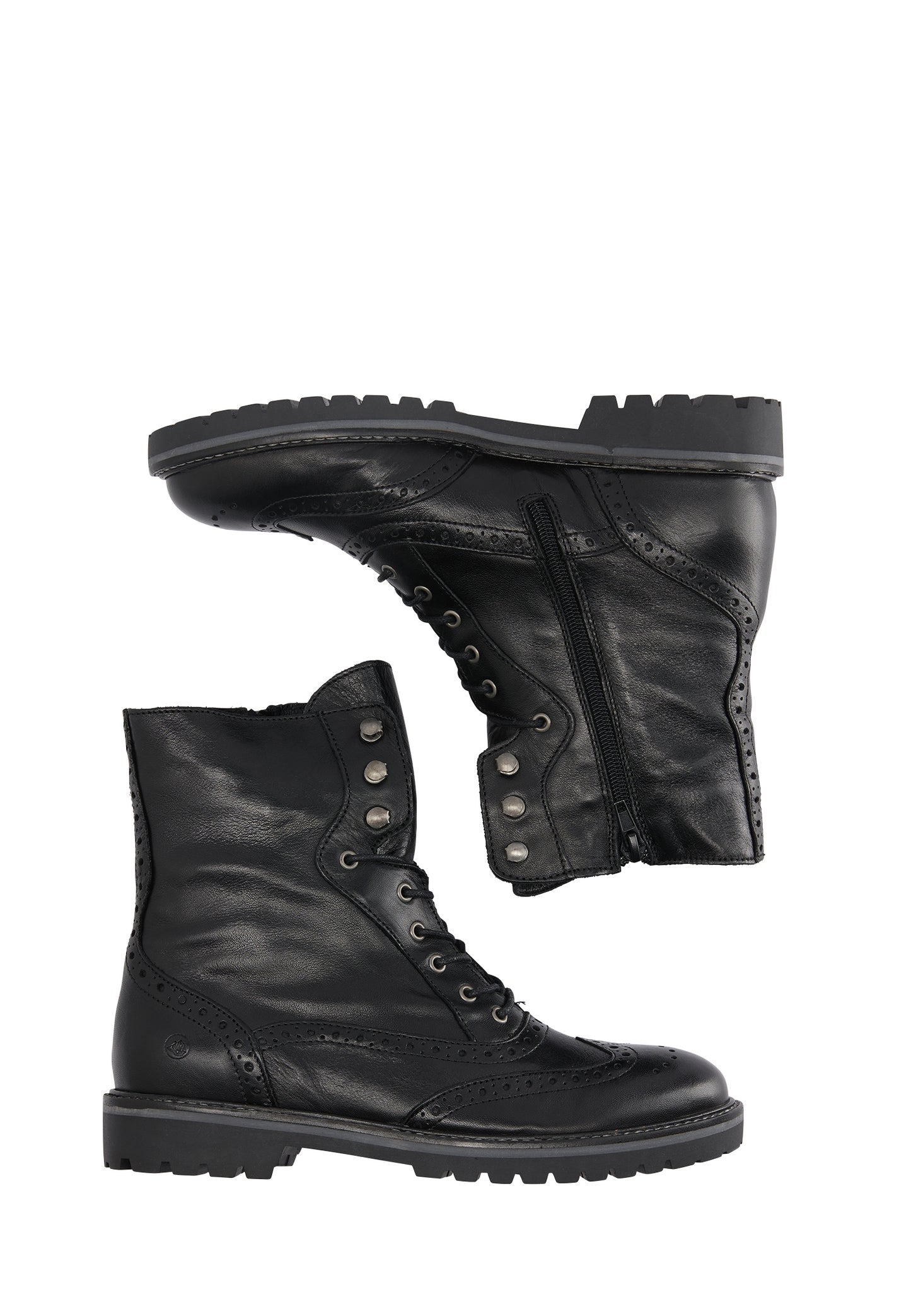 DreiMaster Vintage women's soft leather ankle boots