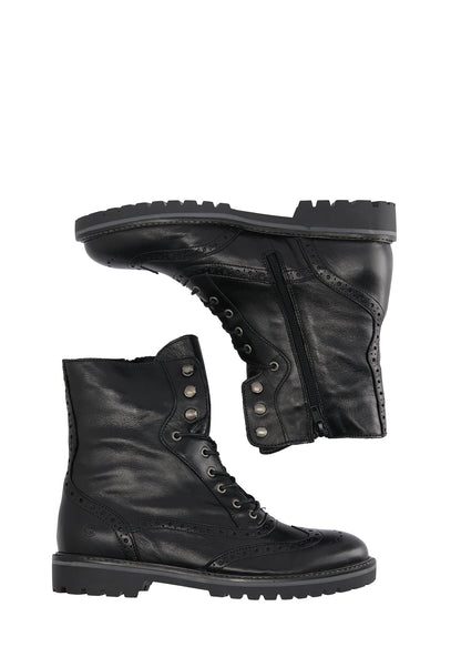 DreiMaster Vintage women's soft leather ankle boots