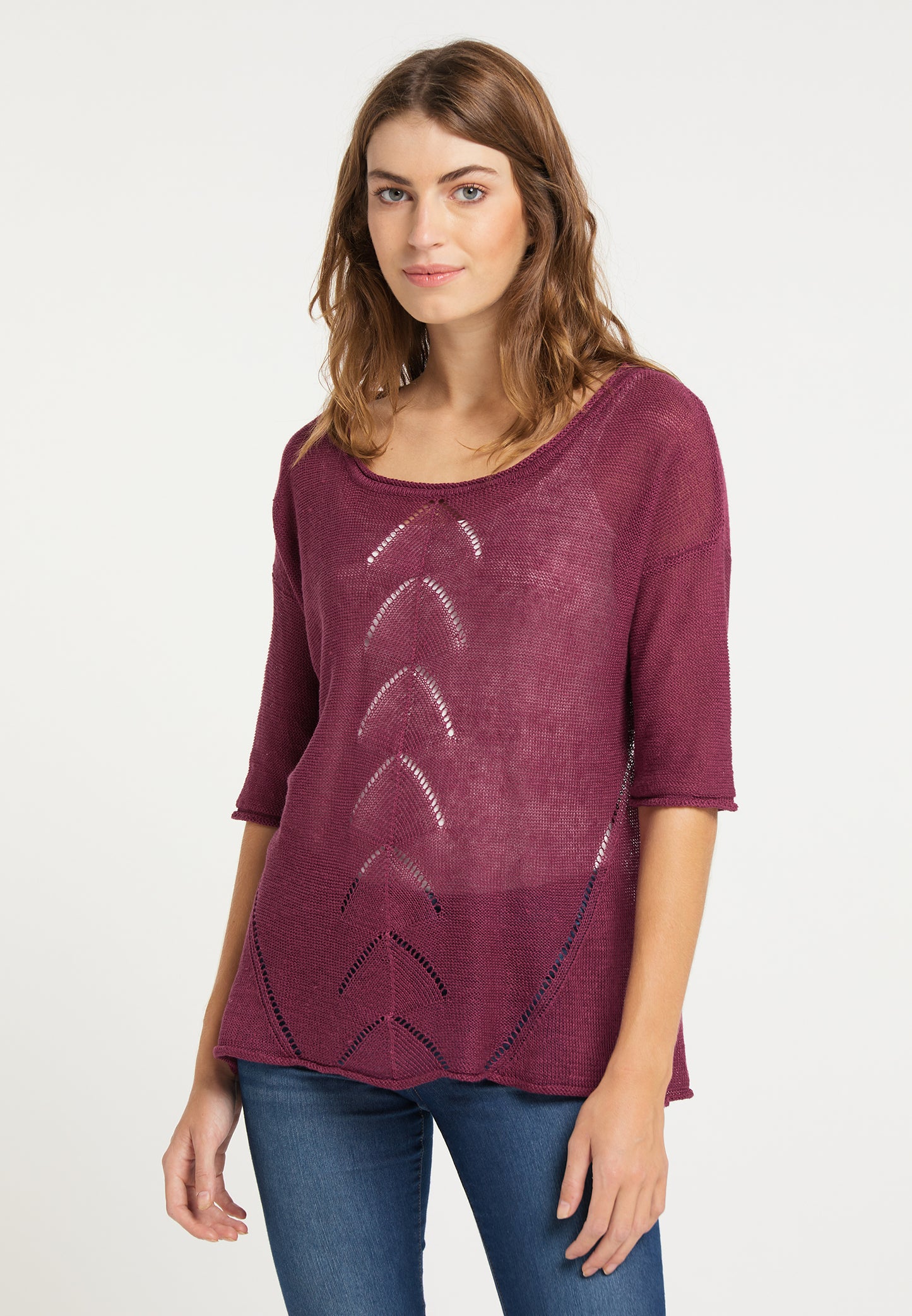 usha women's knitted sweater