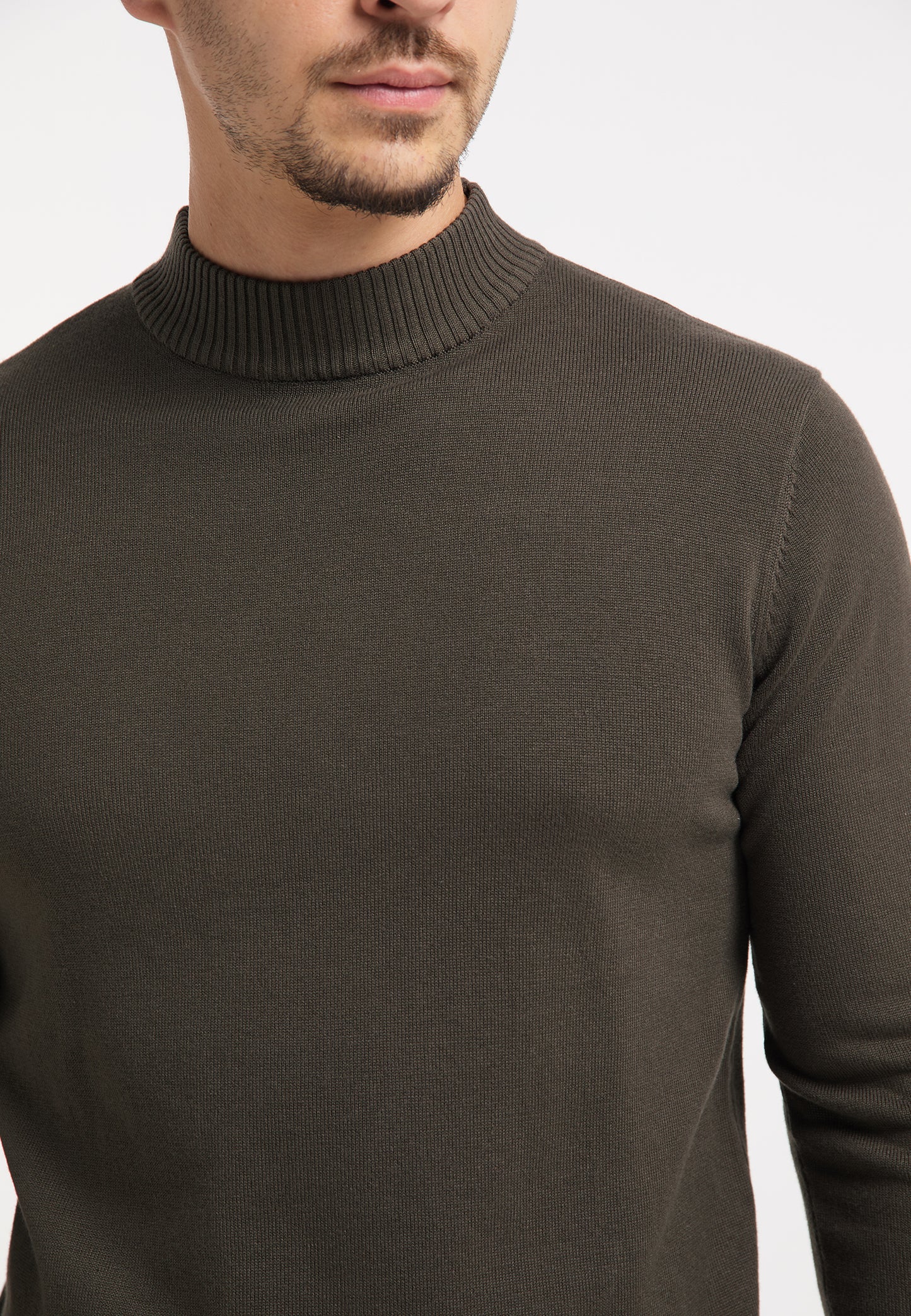 RAIDO men's basic fine knit sweater